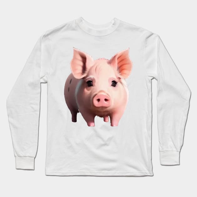 Just a Piggy 3 Long Sleeve T-Shirt by Dmytro